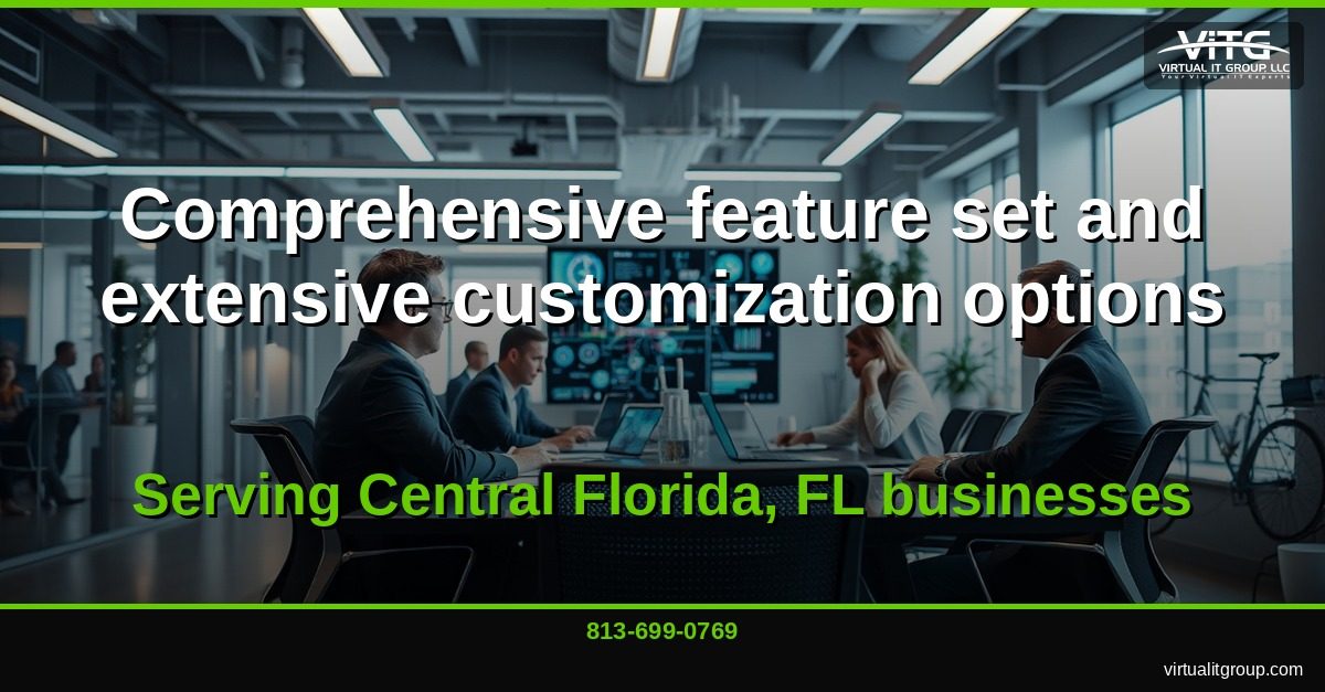 ConnectWise Manage dashboard showing complex workflow automation for Central Florida enterprise client